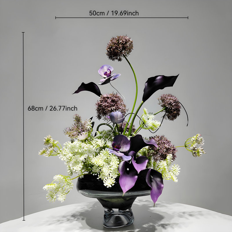 Ornements de fleurs simulées
