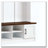 3-in-1 Hall Tree with 6 Hooks, Farmhouse Walnut Storage Bench with Adjustable Shelves-1083783696