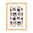 Toile avec cadre en bois beige est en rupture de stock