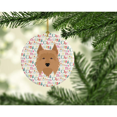 2.8'' Ceramic Animals Hanging Figurine Ornament