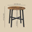 Brillion Round Metal Base Dining Table-1187180116