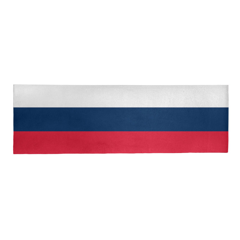 Tapis rouge/bleu marine, Tapis de couloir 2 pi 6 po x 8 pi