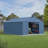 12 ft. W x 14 ft. D Galvanized Steel Storage Shed-85519953
