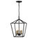 Allis 4 - Light Steel Dimmable Geometric Lantern Dining Room Chandelier