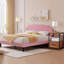 Ensemble de chambre à coucher avec cadre de lit et table de chevet 2 pièces (ensemble de 2)-100299520