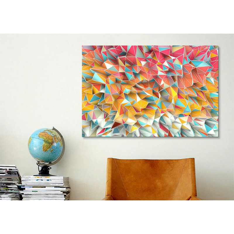 «Kaos Summer» par Maximilian San, reproduction d'art graphique sur toile, H 8 po x l 12 po x p 0,75 po