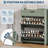Shoe Cabinet with 2 Flip & 1 Top Drawer, Wooden Adjustable Organizer for Entryway & Living Room-718919490-706500401