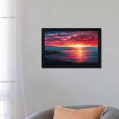 'Seaside' by Alena Aenami - Floater Frame Graphic Art Print on Canvas