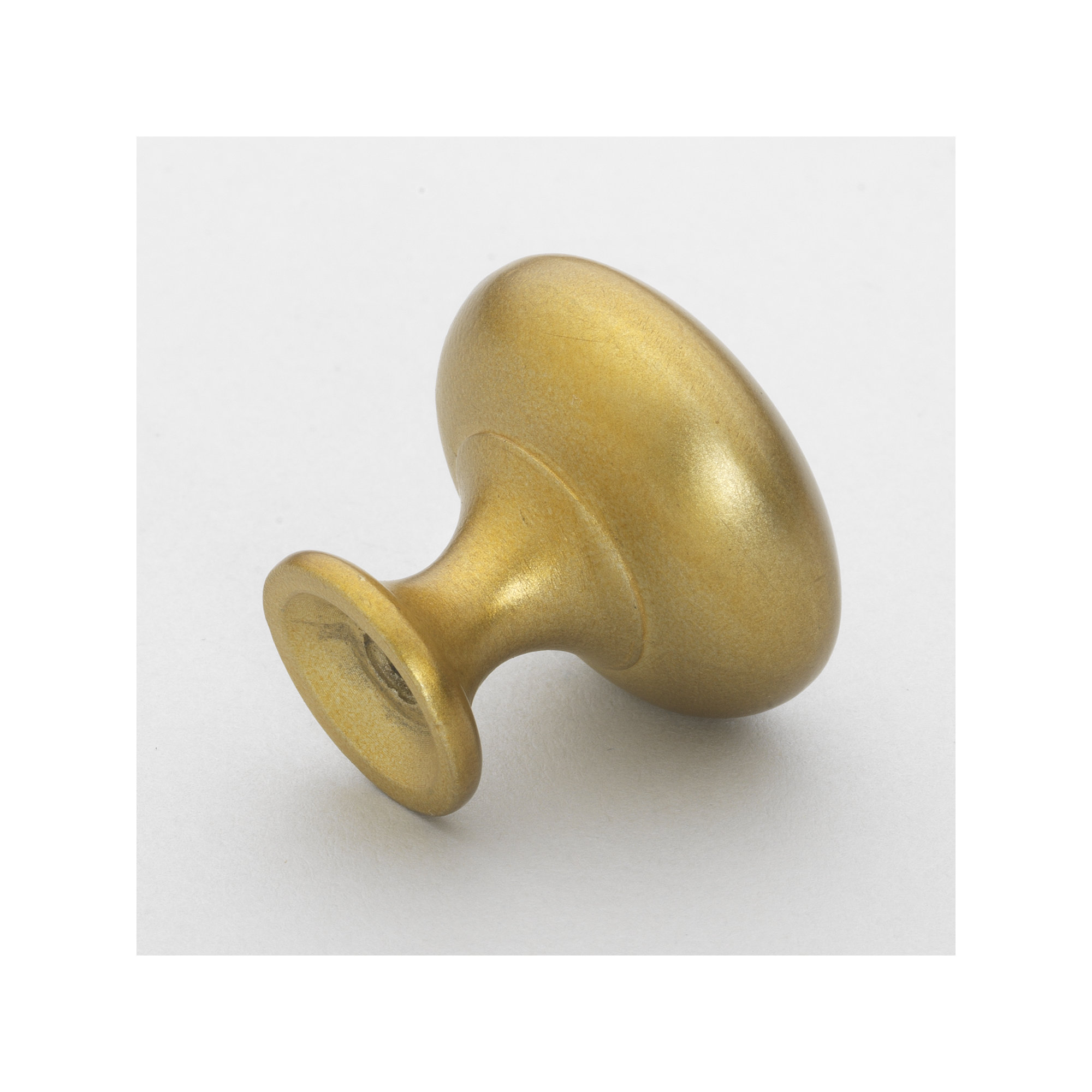 Mushroom Knob, Satin Gold