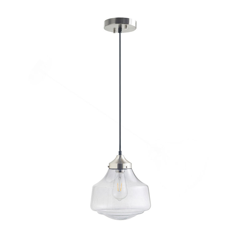Luminaire suspendu en forme de cloche en orme
