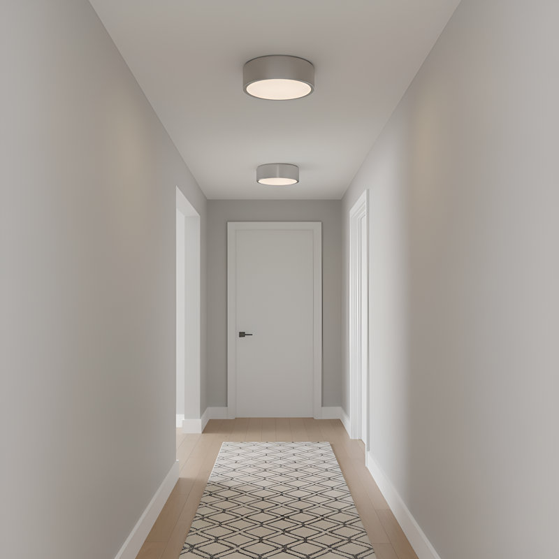 Plafonnier moyen Albee de Génération Lighting , Nickel brossé
