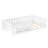 Twin bed with built-in bookshelf and high-quality safety guardrail,White-588674963-588674960