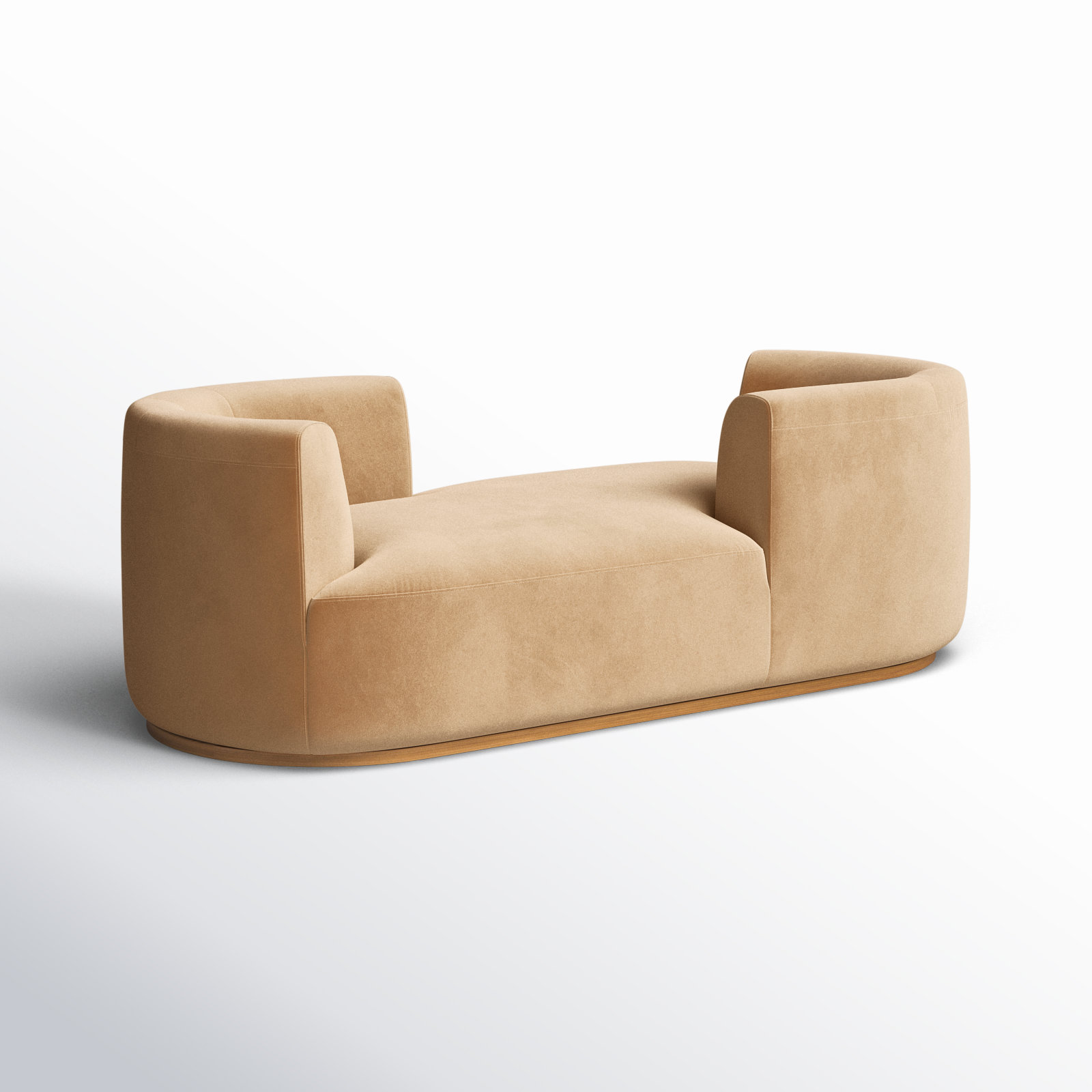 Kal Upholstered Chaise Lounge, Surrey Plum