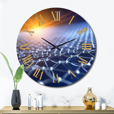 Horloge murale abstraite