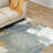 Interstellar Washable Abstract Area Rug, Power-loomed, Heavenly Softness with Non-Slipping Backing