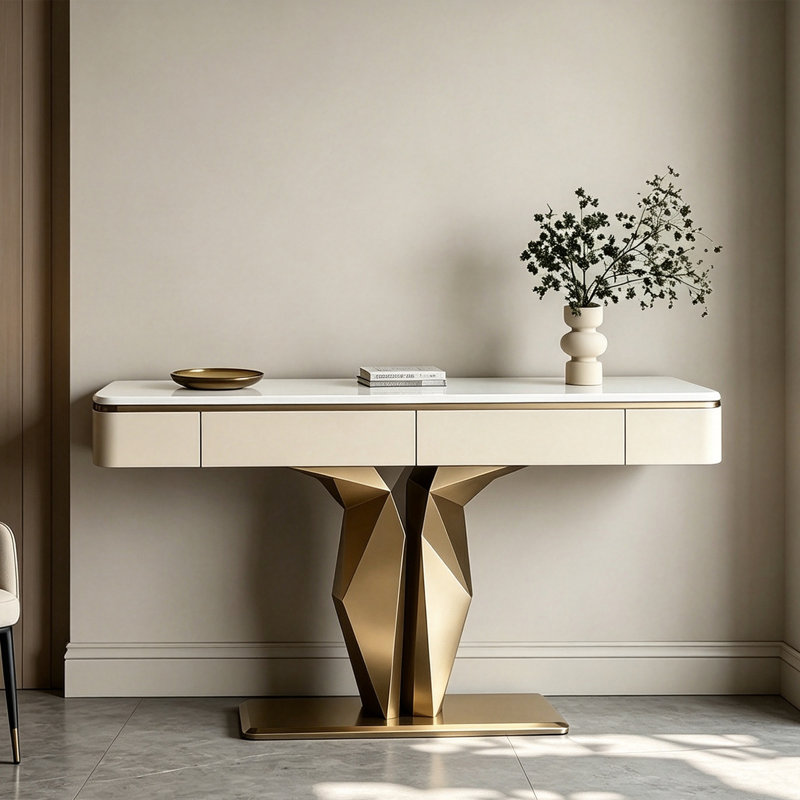 Console Italian Light, H 35,4 po x l 47,2 po x P 13,8 po
