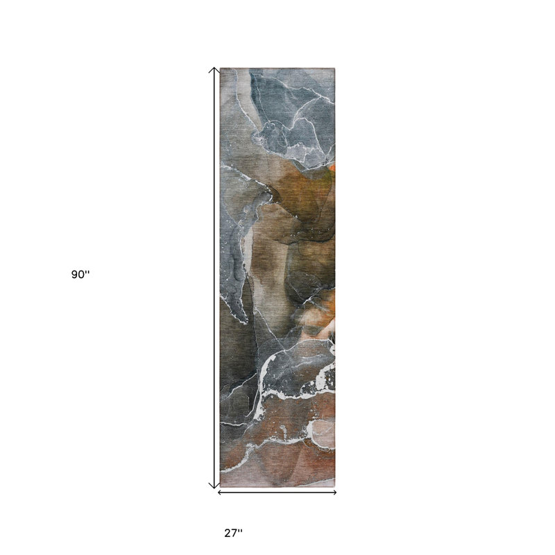 Tapis de couloir d'extérieur 8 po