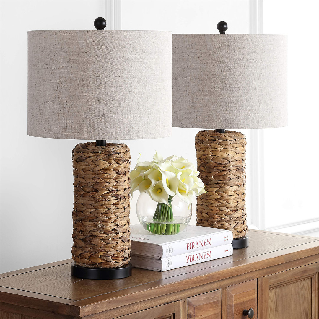 Crespo Table Lamp (Set of 2) Rosecliff Heights Shade 