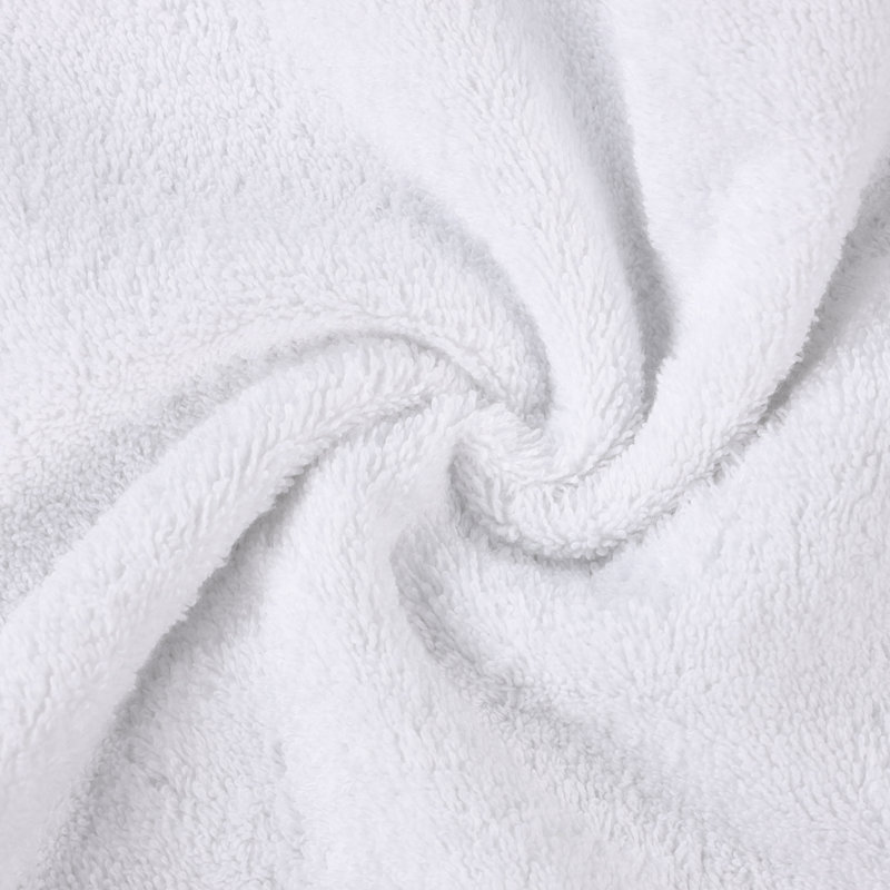 Blue Nile Mills Pure Earth Organic Cotton 12-Piece Bathroom Towel Set, 12 Piece Towel Set, White