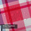 Rideau de douche Red Tartan-2100688162