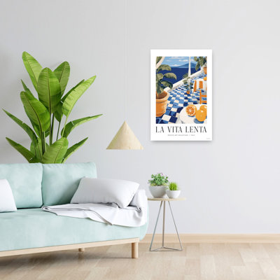 La Vita Lenta Contemporary Abstract Coastal Landscape Art