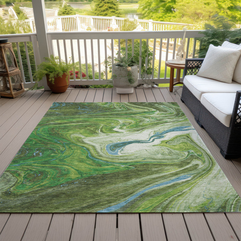  Machine Washable Indoor/Outdoor Chayden ACN1061 Rug, Rectangle 8' x 10'