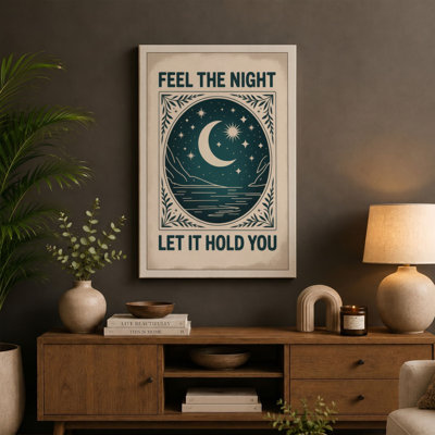Feel the Night Vintage - Wrapped Canvas