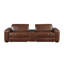 Causeuse inclinable électrique en cuir Sutton