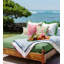 Cotton Matelassé Herringbone Coverlet in Palm-1654857084-1654857086