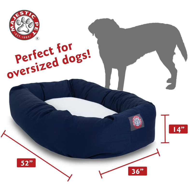Pet Bed, Extra Large (35" W x 52" D x 11" H), Blue