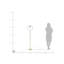 Sophia 165cm Brass Novelty Floor Lamp