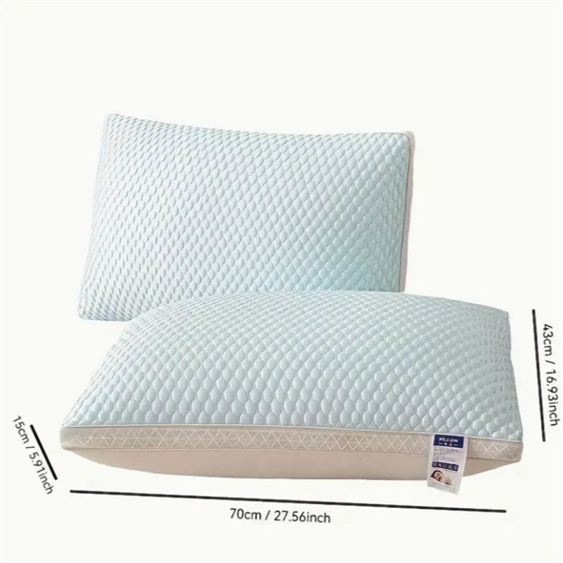 Cooling Breathable Tofu Pillows-Sky Blue(1Pack), Sky Blue, Single