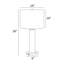 Lampe de table longue 26 po avec USB Long Ashton-70085851