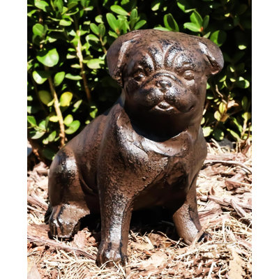 Figurine Merielle rustique en fonte fantaisiste