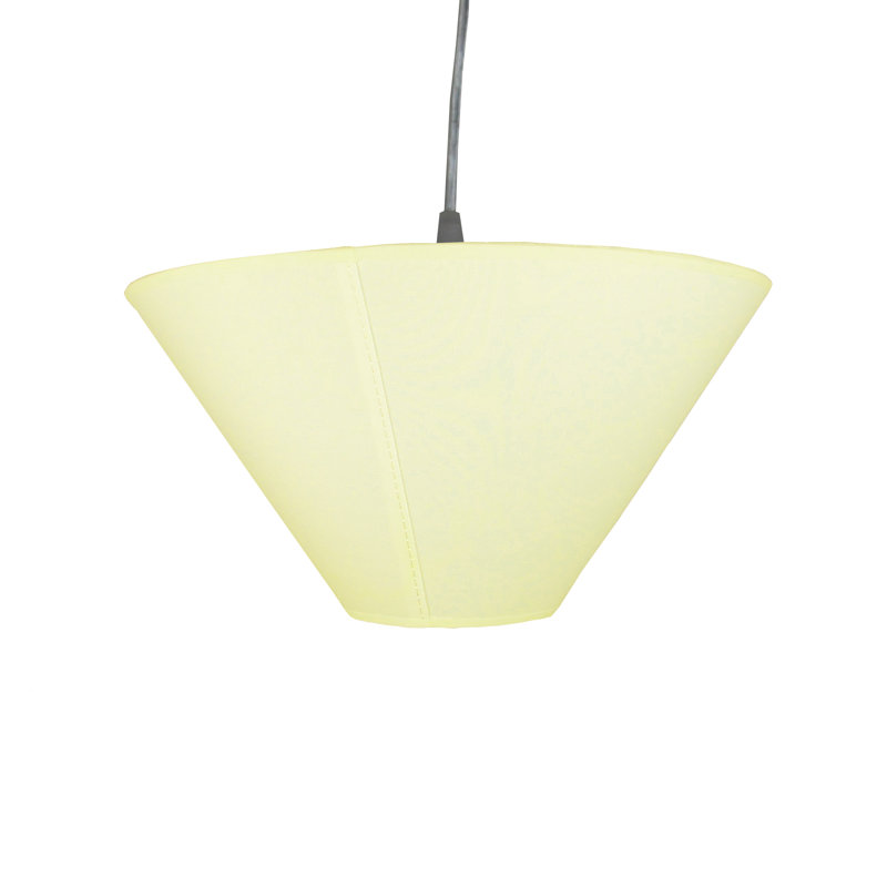 16cm H Cotton Empire Lamp Shade ( Screw On ), Cream, 16cm H x 30cm W x 30cm D