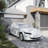 Vidaxl Half Car Cover With Hooks Silver