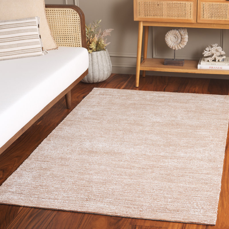 Soho Hand Tufted Viscose;Wool;Cotton Solid Color Indoor Rug, Rectangle 9' x 12'