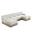 Canapé modulaire Cloud avec jupe à pampilles et capitonnage à boutons-126060025