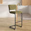 Estes Upholstered Stool with Metal Frame-204634524-204634521