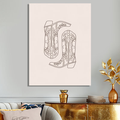 Illustration de bottes de cowboy
