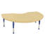Table d'activité 48 "x 72" avec moulures en T et pieds réglables-122266764-99078003