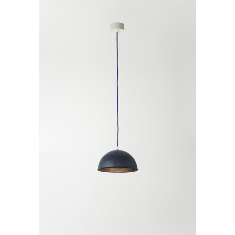 Be.pop 1 - Light Dome Pendant, Black, Blue