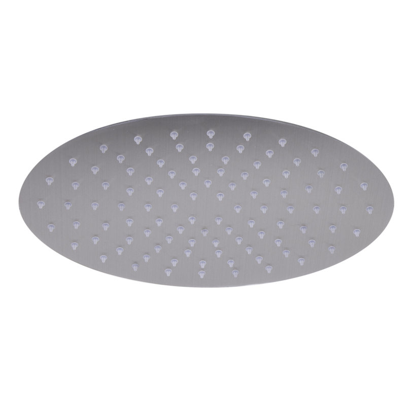 Rain Rain Shower Head 1.8 GPM GPM, Brushed Stainless Steel