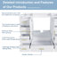 42 " Freestanding Standard Single Double Bathroom Vanity Base