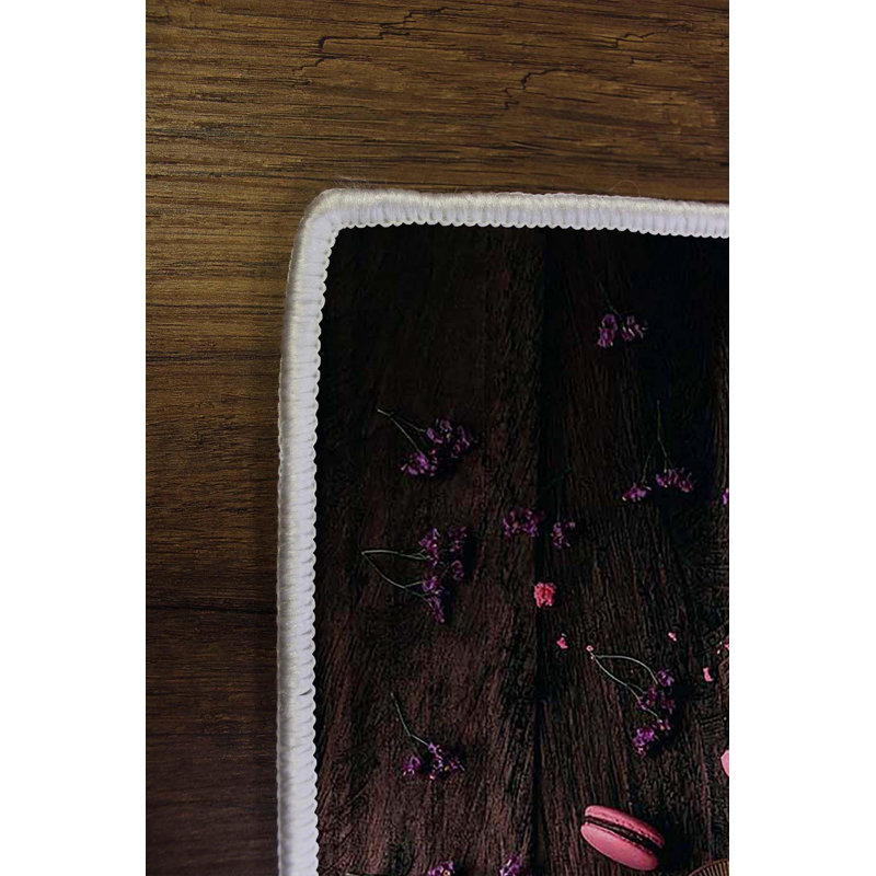 Luxurious Woven Carpet (2 ft x 3.3 ft), 100% Polyester, 0.3 in Pile Height | Antibacterial, Non-Slip Underside, 3D Digital Printing | Machine Washable, Ideal for Living Rooms & Bedrooms – Easy Care & Stylish Design