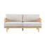 Canapé 3 places avec rotin-494084090
