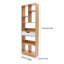Étagère de rangement en bois H 61 po x l 7087 po x P 19,68 po Emporia
