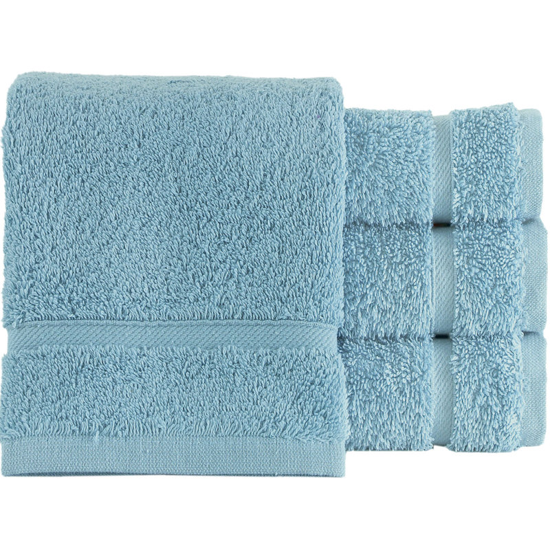 Ensemble de 4 pièces de chambre d'amis Maldonado, Bleu clair