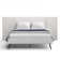 Byes Cream Boucle Extended Headboard Boucle Bed Frame