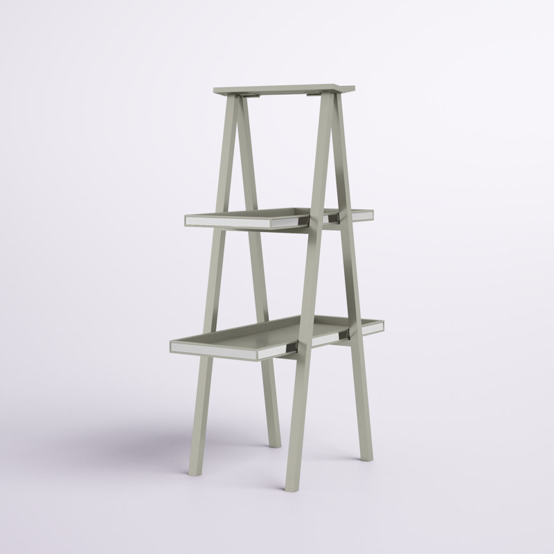 47x28x74.5" Ulysses Ladder Bookcase